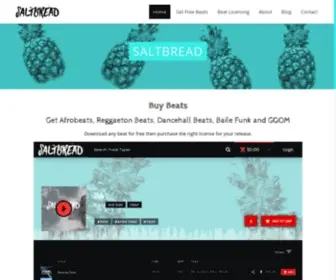 Saltbread.com(Buy Afrobeat Instrumentals) Screenshot