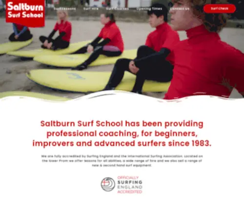Saltburn-Surf.co.uk(Saltburn Surf) Screenshot
