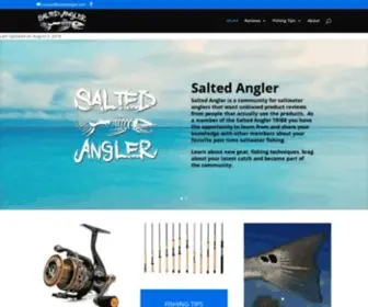 Saltedangler.com(Salted Angler) Screenshot