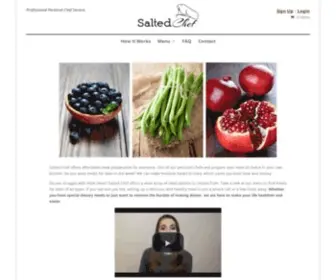 Saltedchef.com(Personal Chef Service) Screenshot