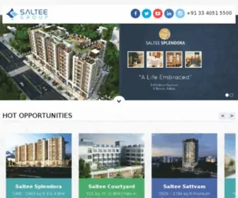 Salteegroup.com(Real Estate Kolkata) Screenshot