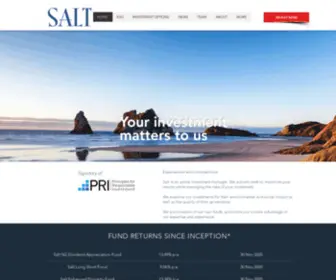 Saltfunds.co.nz(Salt Funds Management) Screenshot