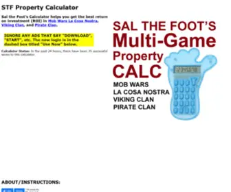 Salthefoot.com(Mob Wars Guide) Screenshot