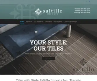 Saltillo-Tiles.com(Tiles with style) Screenshot