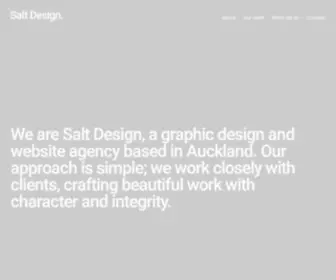 Saltinteractive.com(Salt Design) Screenshot