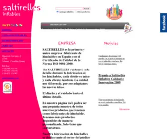 Saltirelles.com(Castillos hinchables) Screenshot