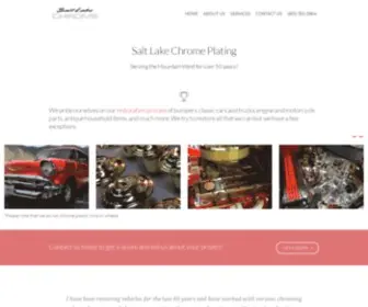 Saltlakechrome.com(Chrome Plating & Restoration Products) Screenshot