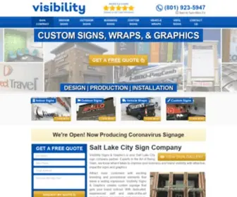 Saltlakecitysigncompany.com(Best Salt Lake City Sign Company) Screenshot