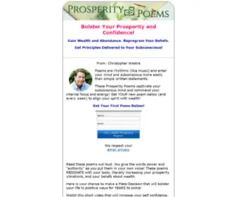 Saltlakecitystressmanagement.com(Prosperity Poems) Screenshot