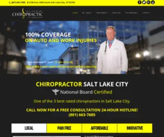 Saltlakeinjurychiro.com(Best Chiropractor Clinic in Salt Lake City) Screenshot