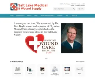 Saltlakemedsupply.com(Salt Lake Medical & Wound Supply) Screenshot