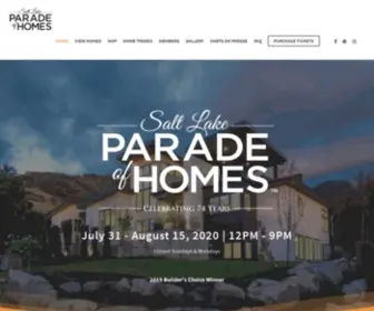 Saltlakeparade.com(Salt Lake Home Builders Association) Screenshot