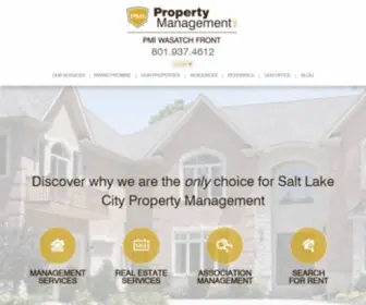 Saltlakepropertymanagementinc.com(Salt Lake City Property Management) Screenshot