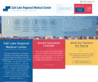 Saltlakeregional.com(Salt Lake Regional Medical Center) Screenshot