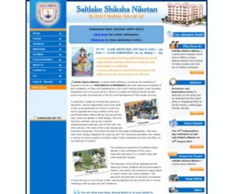 Saltlakeshikshaniketan.org(Saltlake Siksha Niketan) Screenshot