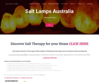 Saltlampsaustralia.com(The Largest Online Seller of Himalayan Salt Lamps) Screenshot