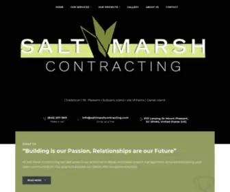 Saltmarshcontracting.com(Salt Marsh) Screenshot