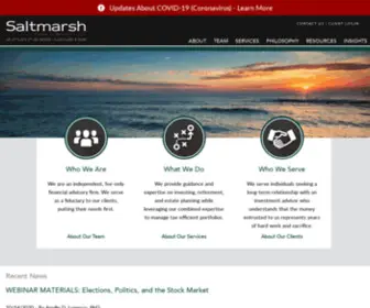 Saltmarshfa.com(Saltmarsh Financial Advisors) Screenshot