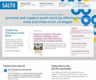 Salto-Youth.net(Salto Youth) Screenshot