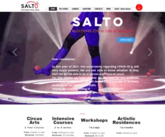 Saltocircus.com(Circus School) Screenshot