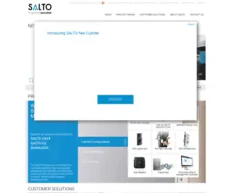 Saltosystems.com(SALTO Systems) Screenshot