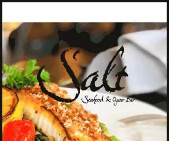 Saltrestaurantnj.com(Salt Seafood and Oyster Bar) Screenshot