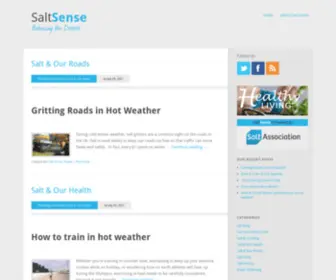 Saltsense.co.uk(Salt Sense) Screenshot