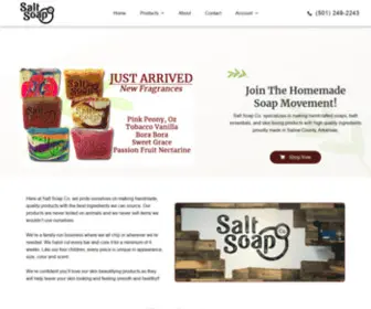 Saltsoapco.com(Handcrafted Soap) Screenshot