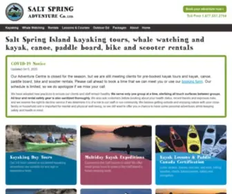 Saltspringadventures.com(Saltspringadventures) Screenshot