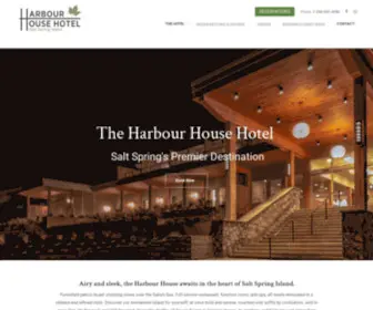 Saltspringharbourhouse.com(Salt Spring Island) Screenshot