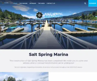 Saltspringmarina.com(Salt Spring Marina) Screenshot