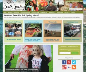 Saltspringmarket.com(Your Salt Spring Island Visitors Guide) Screenshot