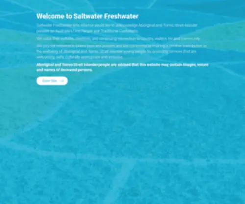Saltwaterfreshwater.com.au(Saltwater Freshwater) Screenshot
