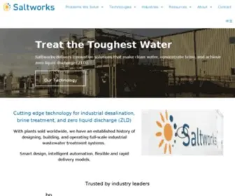Saltworkstech.com(Saltworks) Screenshot