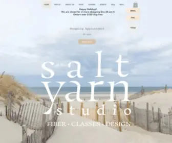 Saltyarnstudio.com(HOME) Screenshot