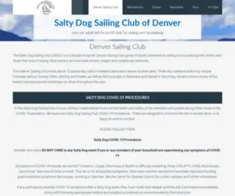 Saltydog.org(Denver Sailing Club) Screenshot