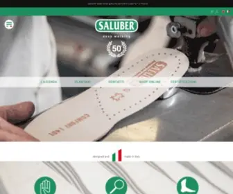 Saluber.com(Plantari e solette per la salute del piede) Screenshot