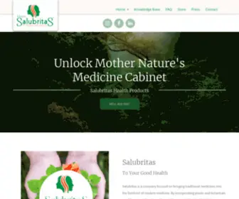 Salubritashealthproducts.ca(Salubritas Health Products) Screenshot