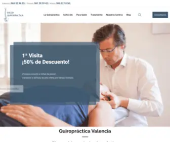 Salud-Quiropractica.com(Quiropráctico Valencia) Screenshot