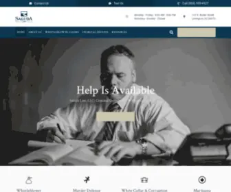 Saludalaw.com(Saluda Law) Screenshot