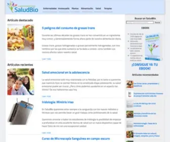 Saludbio.com(Medicina Natural) Screenshot