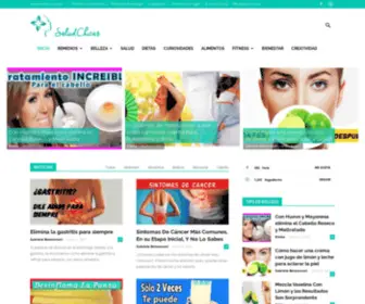 Saludchicas.com(Consejos de salud y belleza para chicas y chicos) Screenshot