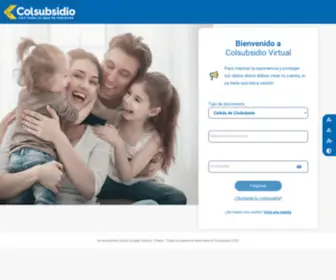 Saludcolsubsidio.com(PortalSalud) Screenshot
