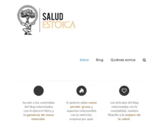 Saludestoica.com(Salud Estoica) Screenshot