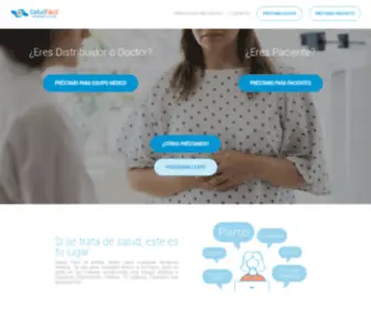 Saludfacil.org(Salud Fácil) Screenshot