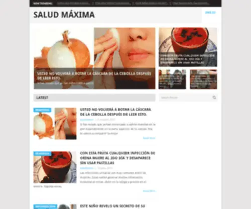 Saludmaxima.com(Máxima) Screenshot