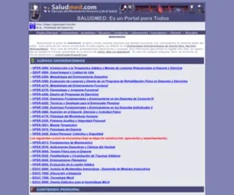 Saludmed.com(Ciencias del Movimiento Humano y de la Salud) Screenshot