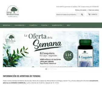 Saludmediterranea.com(Herbolario Salud Mediterránea) Screenshot