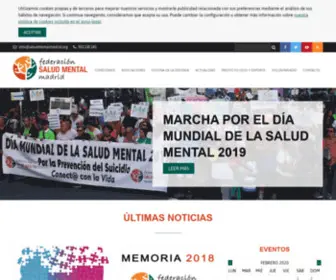 Saludmentalmadrid.org(SALUD MENTAL MADRID) Screenshot