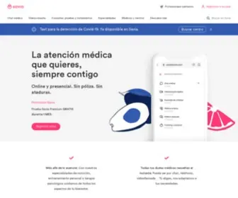 Saludsavia.com(Los mejores especialistas médicos y servicios sanitarios) Screenshot